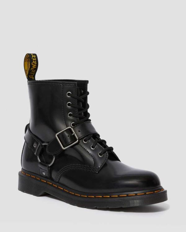 Botas Con Cordones Dr Martens 1460 Harness Cuero Para Mujer DR3475E